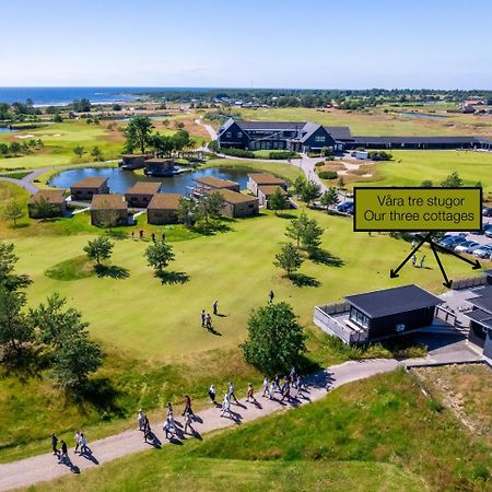 Halmstad Golfarena Stugor Bagian luar foto