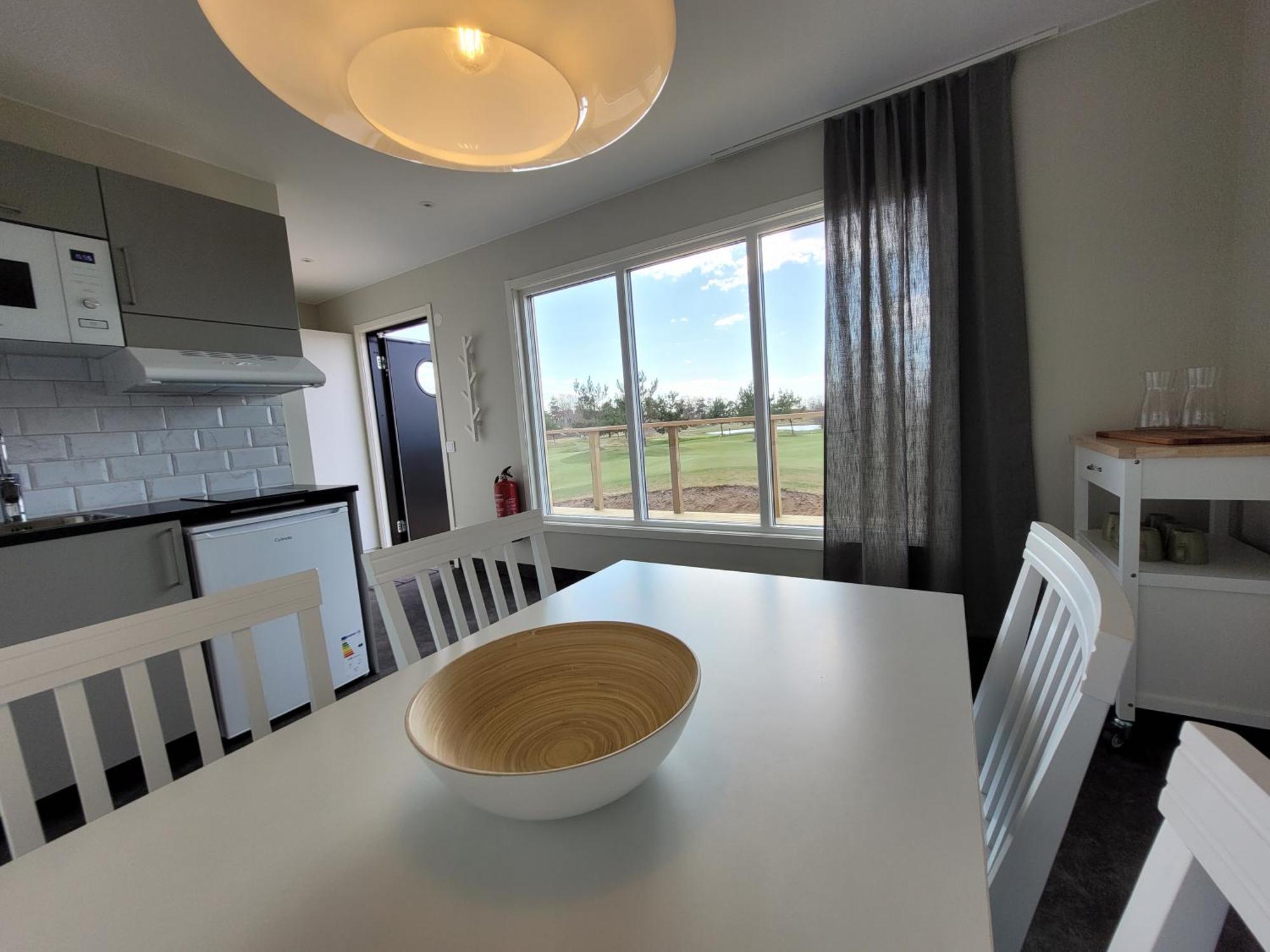 Halmstad Golfarena Stugor Bagian luar foto