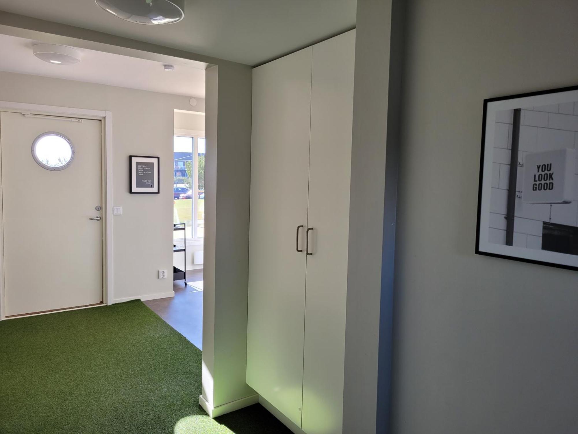 Halmstad Golfarena Stugor Bagian luar foto