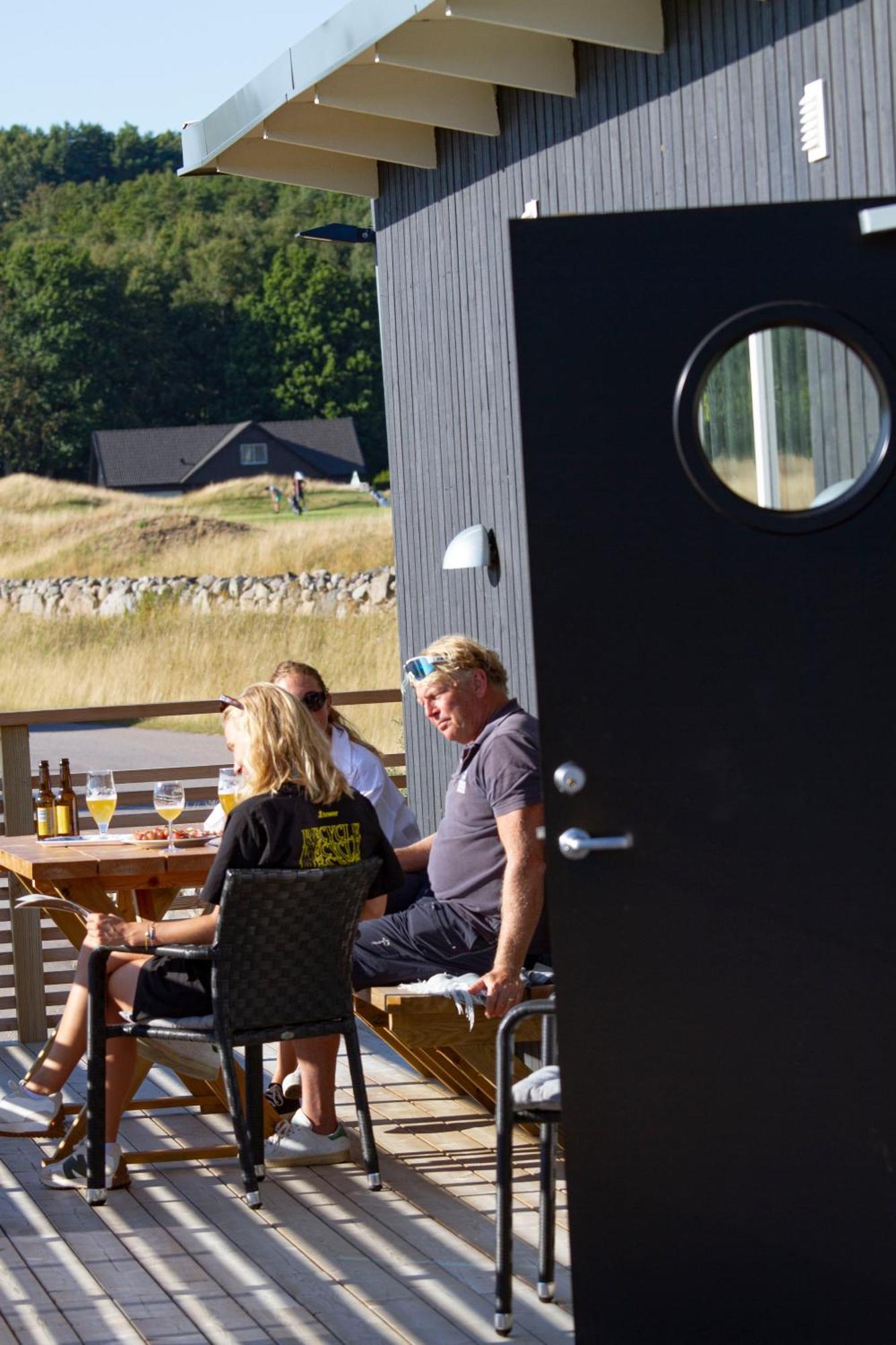 Halmstad Golfarena Stugor Bagian luar foto